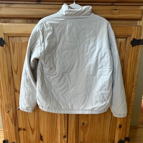Avalanche Pullover Jacket Quilted Half Zip Off White Women's Size Medium - Picture 2 of 9